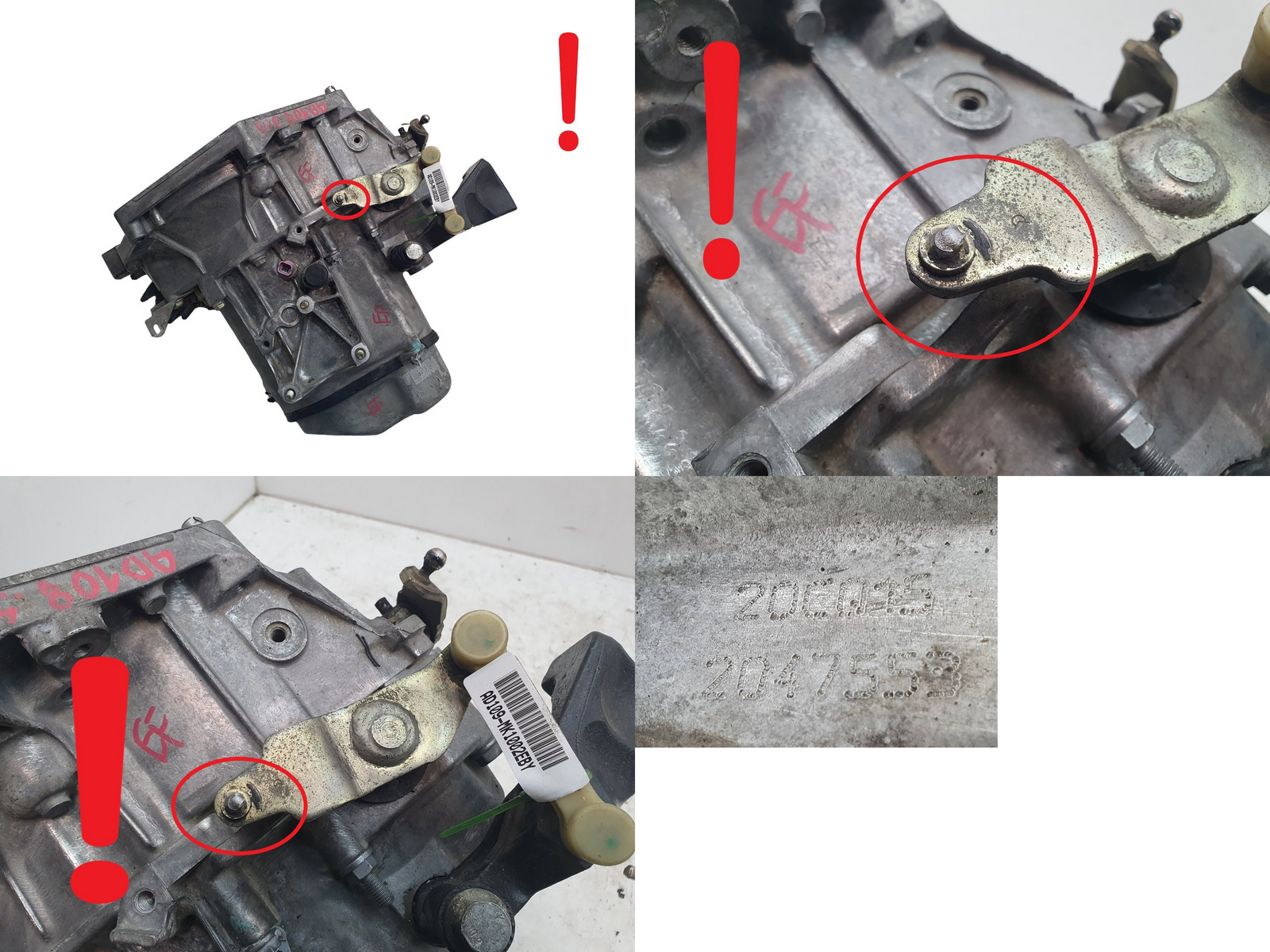 Gearbox 20CQ15 1.4 16v KFU Citroen C4 Peugeot 307 main product photo