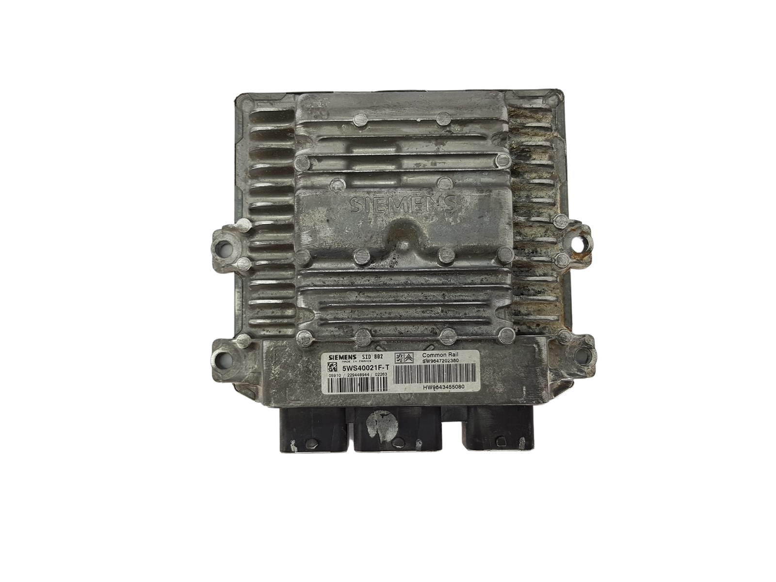 Control Unit 9647202380 9643455080 5WS40021F-T PSA Siemens 18611 main product photo