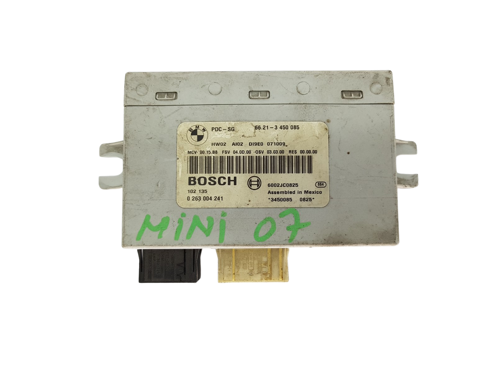Control Unit 66.21-3 450 085 0263004241 6002JC0825 BMW Bosch main product photo