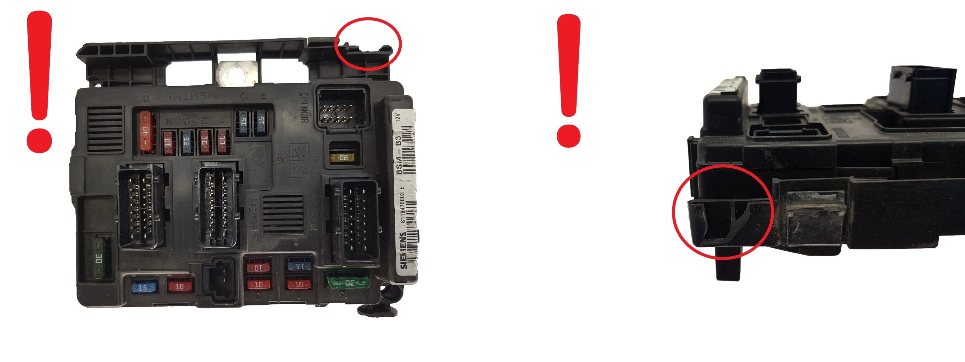 Control Unit BSM-B3 9643498880 S118470003E PSA Siemens 2191 main product photo