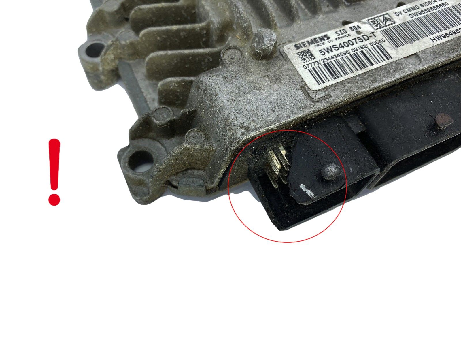 Control Unit 5WS40075D-T 9652888680 9648624280 PSA Siemens 48027 main product photo