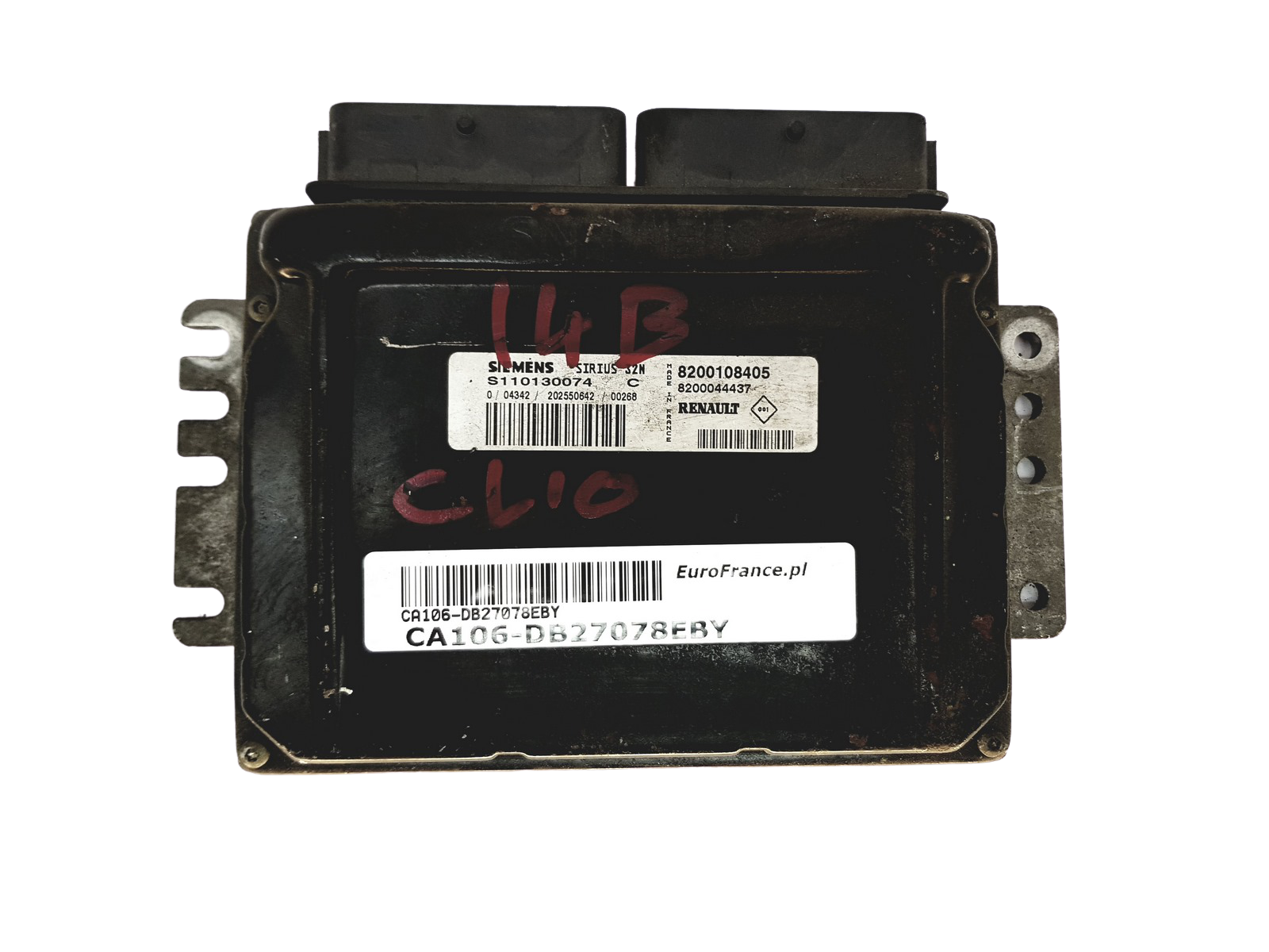 Control Unit S110130074C 8200108405 8200044437 Renault Siemens 27078 main product photo
