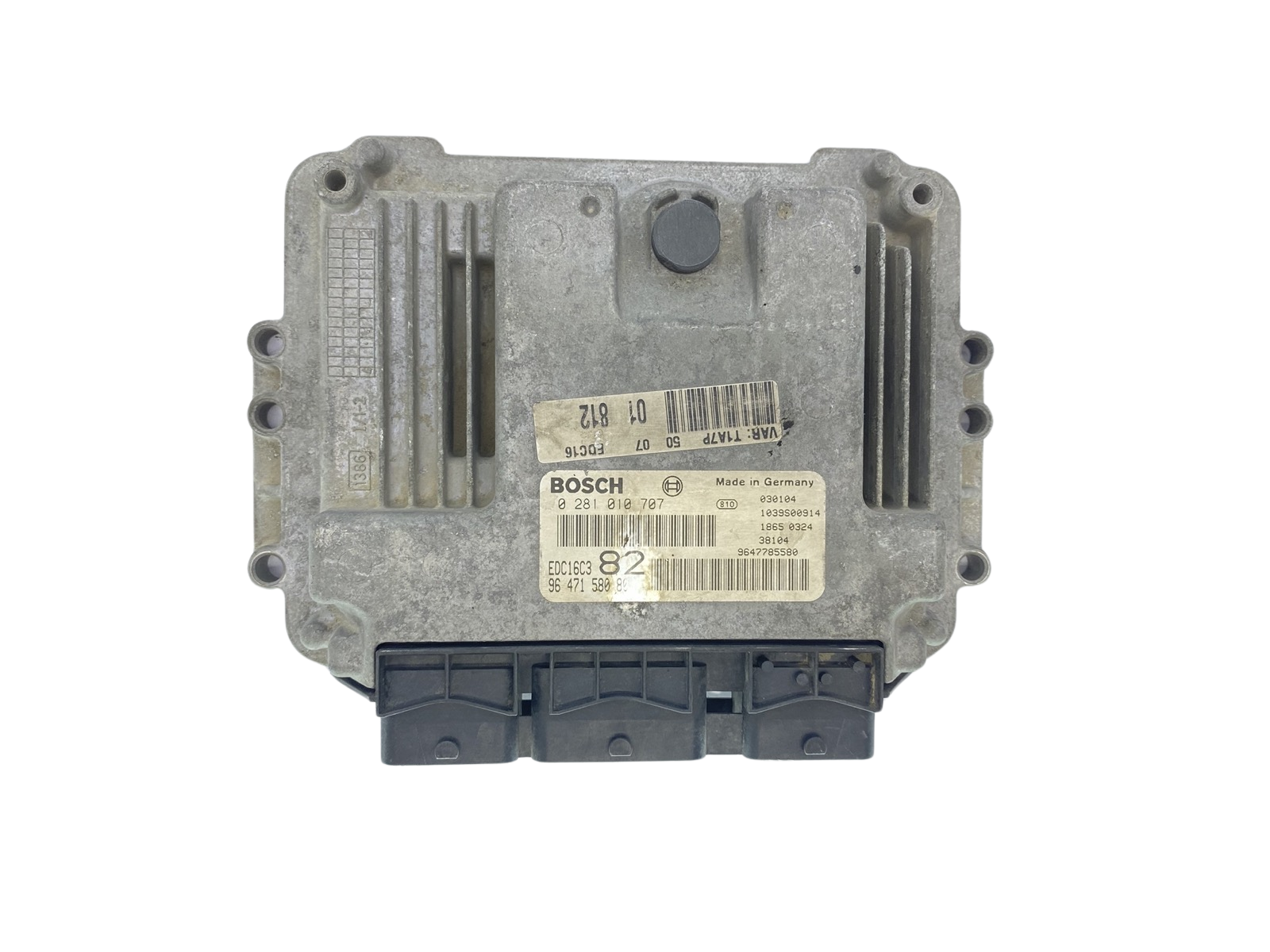 Control Unit 0281010707 9647158080 9647785580 PSA Bosch 63570 main product photo