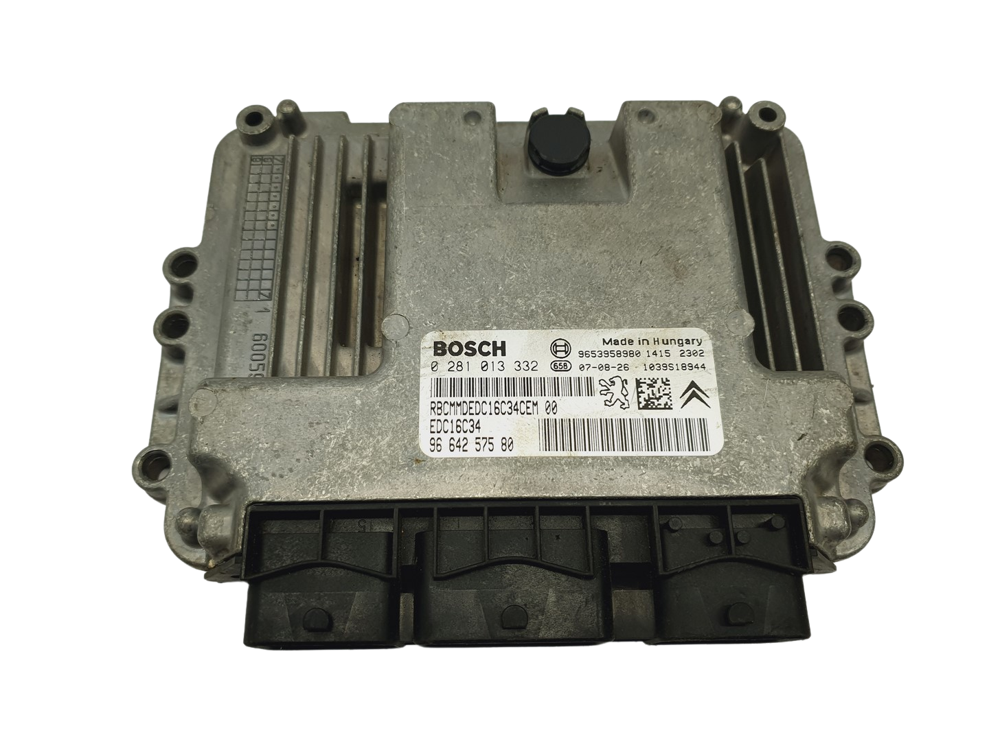 Control Unit 0281013332 9664257580 9653958980 EDC16C34 PSA Bosch 68222 main product photo