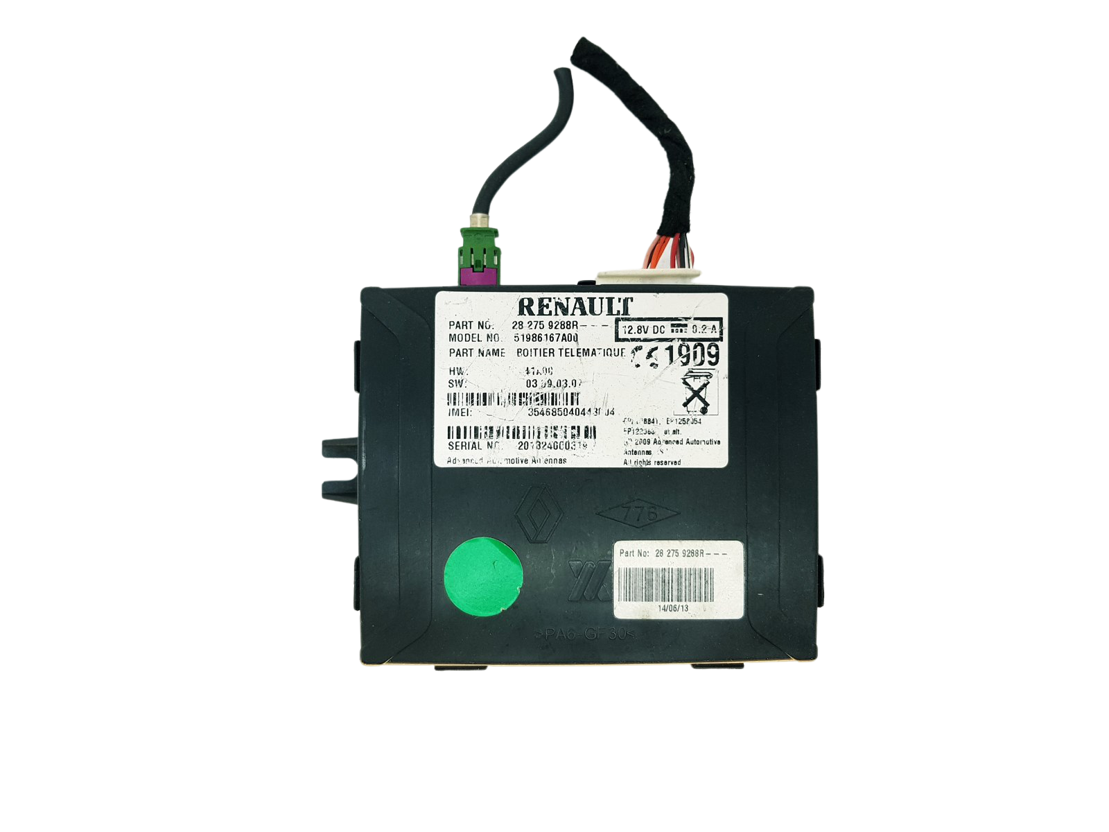 Control unit Module 282759288R 51986167A00 Renault 31699 main product photo