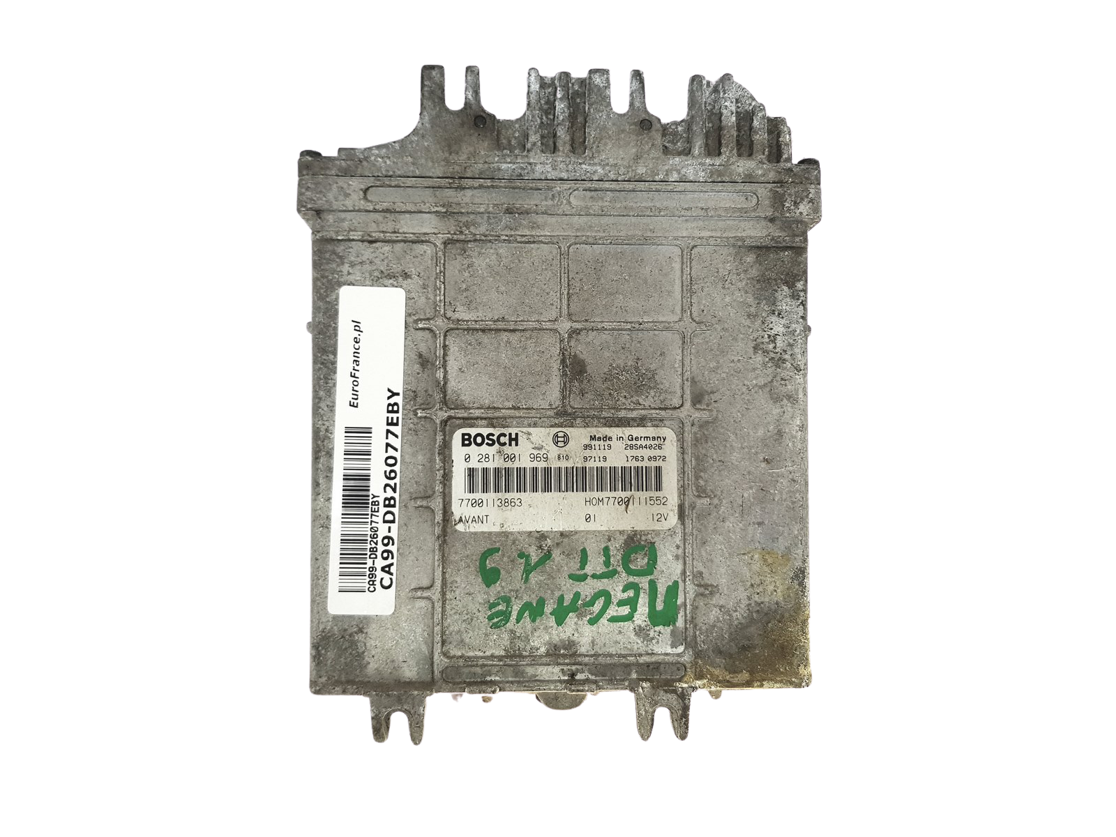 Control Unit 0281001969 7700113863 7700111552 Renault Bosch 26077 main product photo