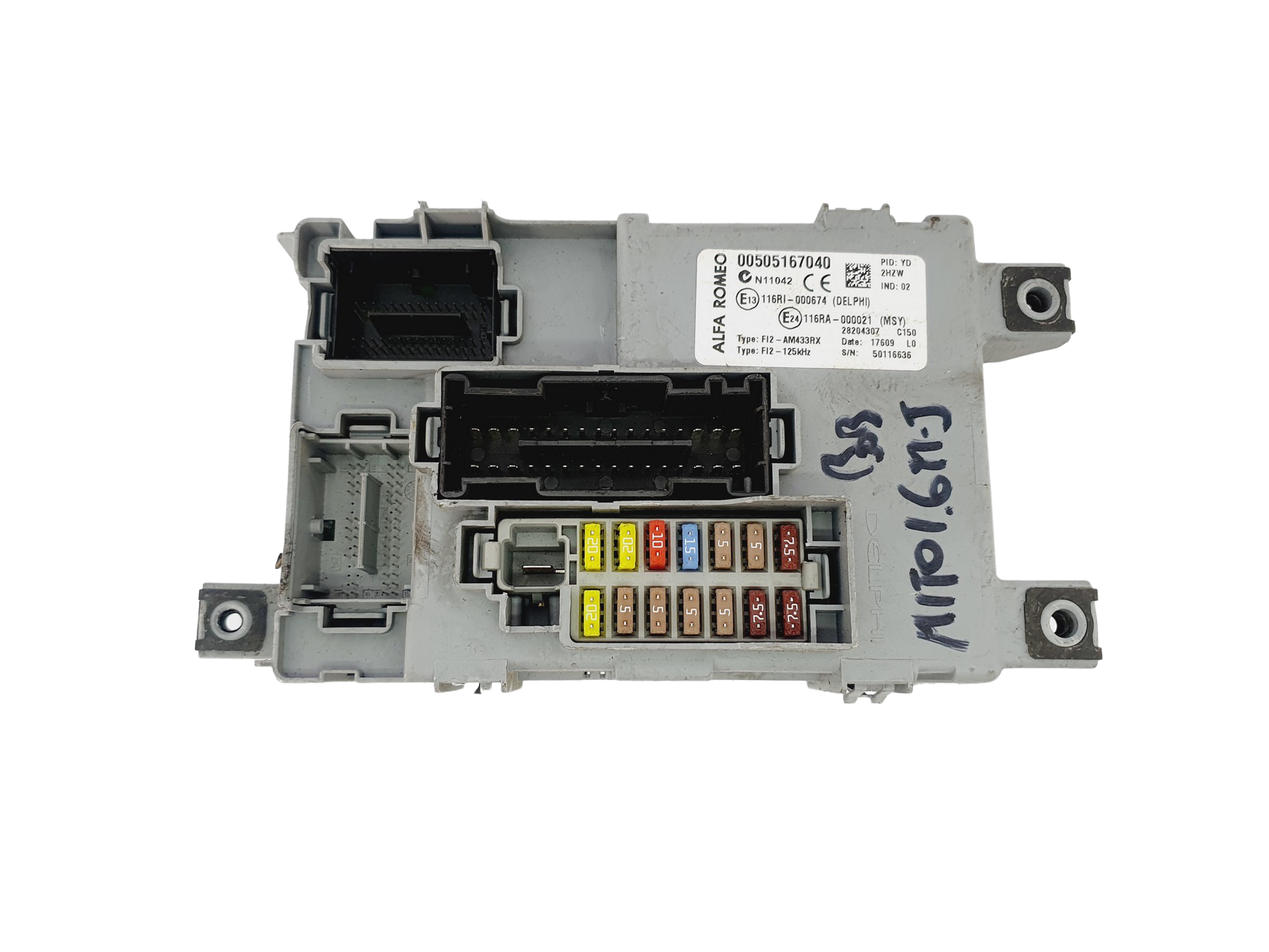 Control Unit BSI 00505167040 28204307 Alfa main product photo