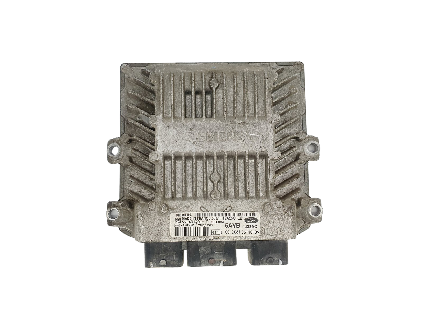 Control Unit 3S61-12A650-LB 5WS40140D-T SID 804 Ford Siemens 35460 main product photo