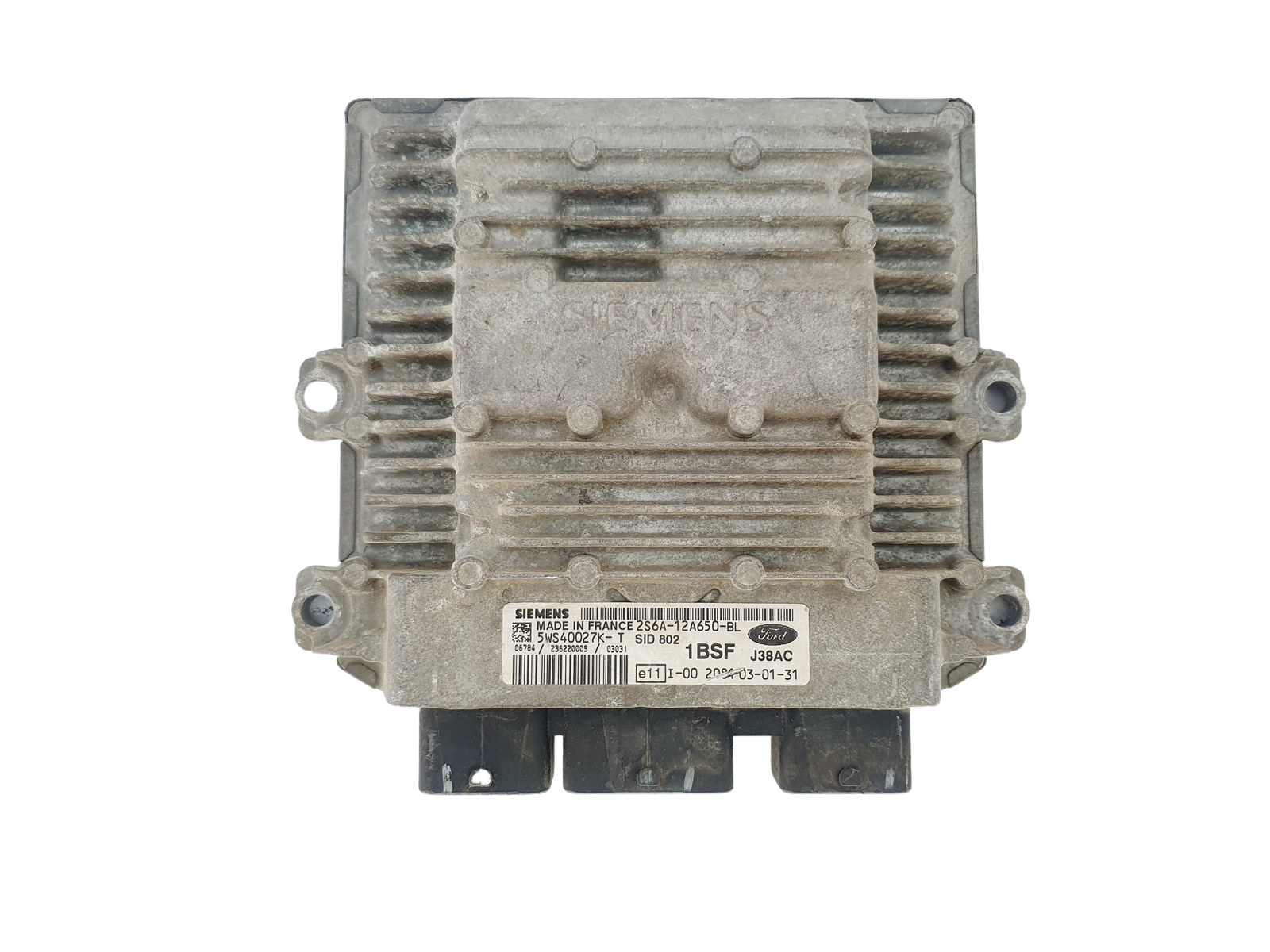 Control Unit 2S6A-12A650-BL 5WS40027K-T SID 802 Ford Siemens 39032 main product photo