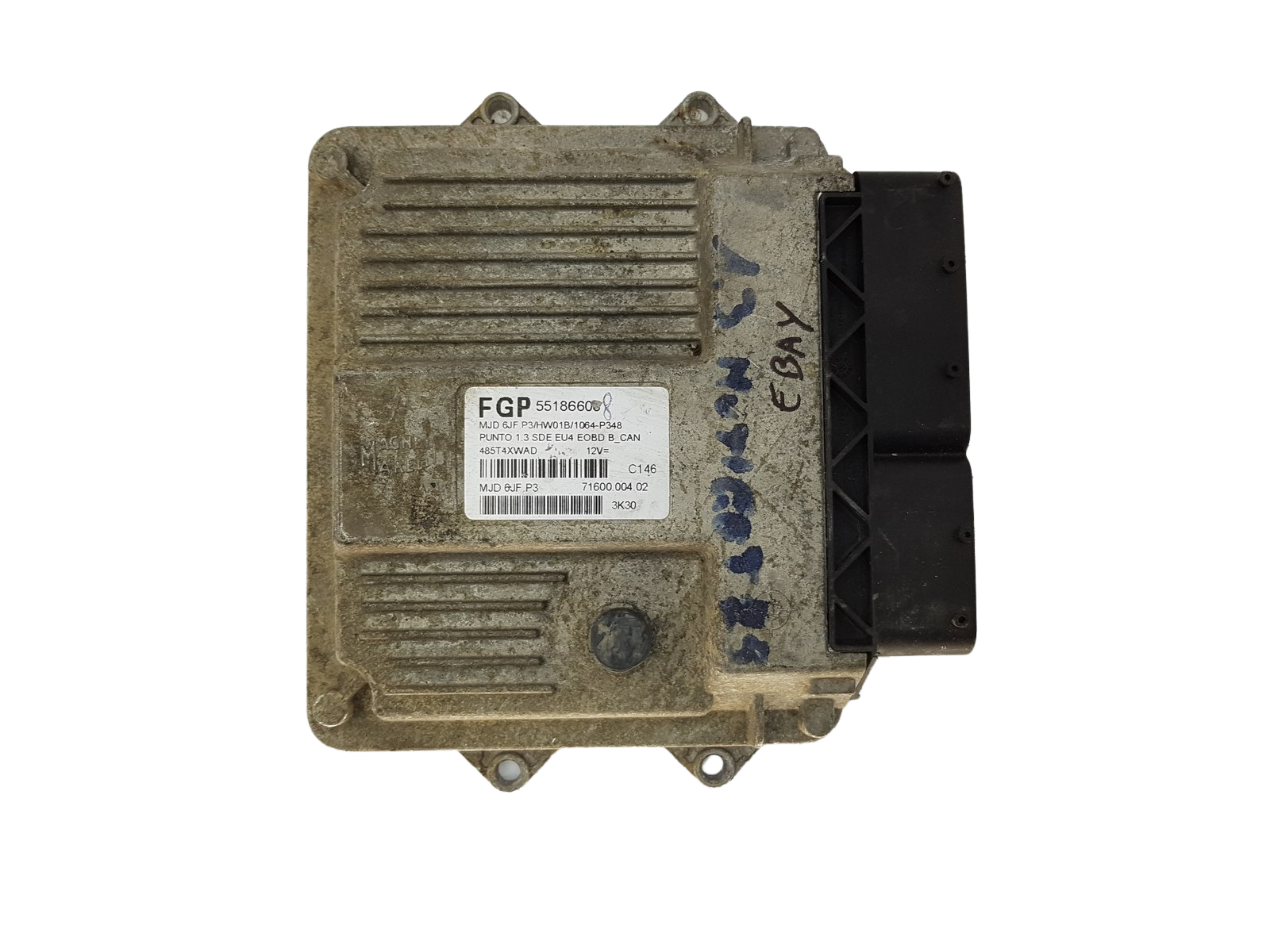 Control Unit Fiat 55186608 MJD6JF.P3 71600.004.02 Magneti Marelli 16019 main product photo