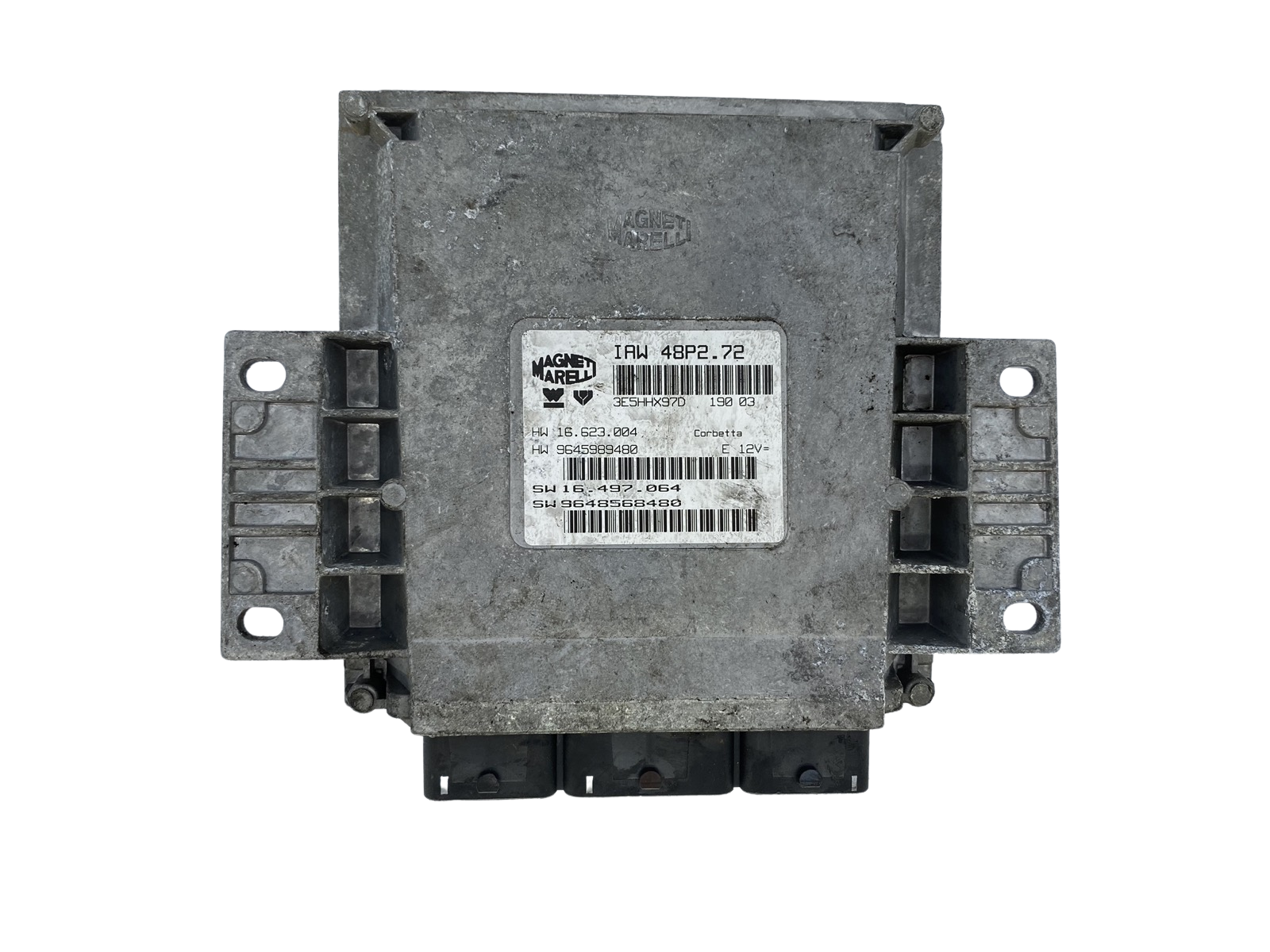 Control Unit 9648568480 IAW48P2.72 9645989480 PSA Magneti Marelli 52607 main product photo