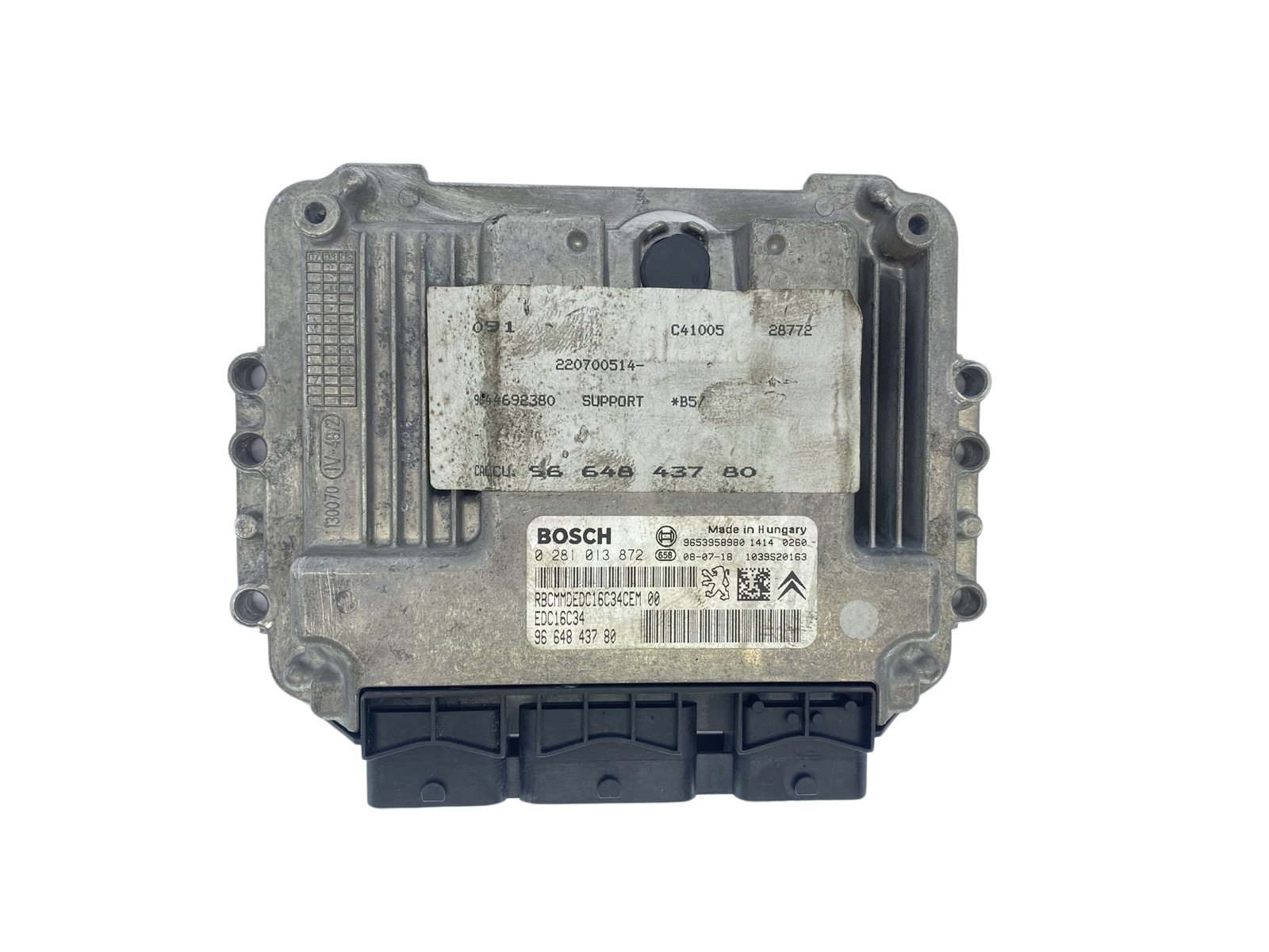 Control Unit 0281013872 9664843780 9653958980 PSA Bosch 63743 main product photo
