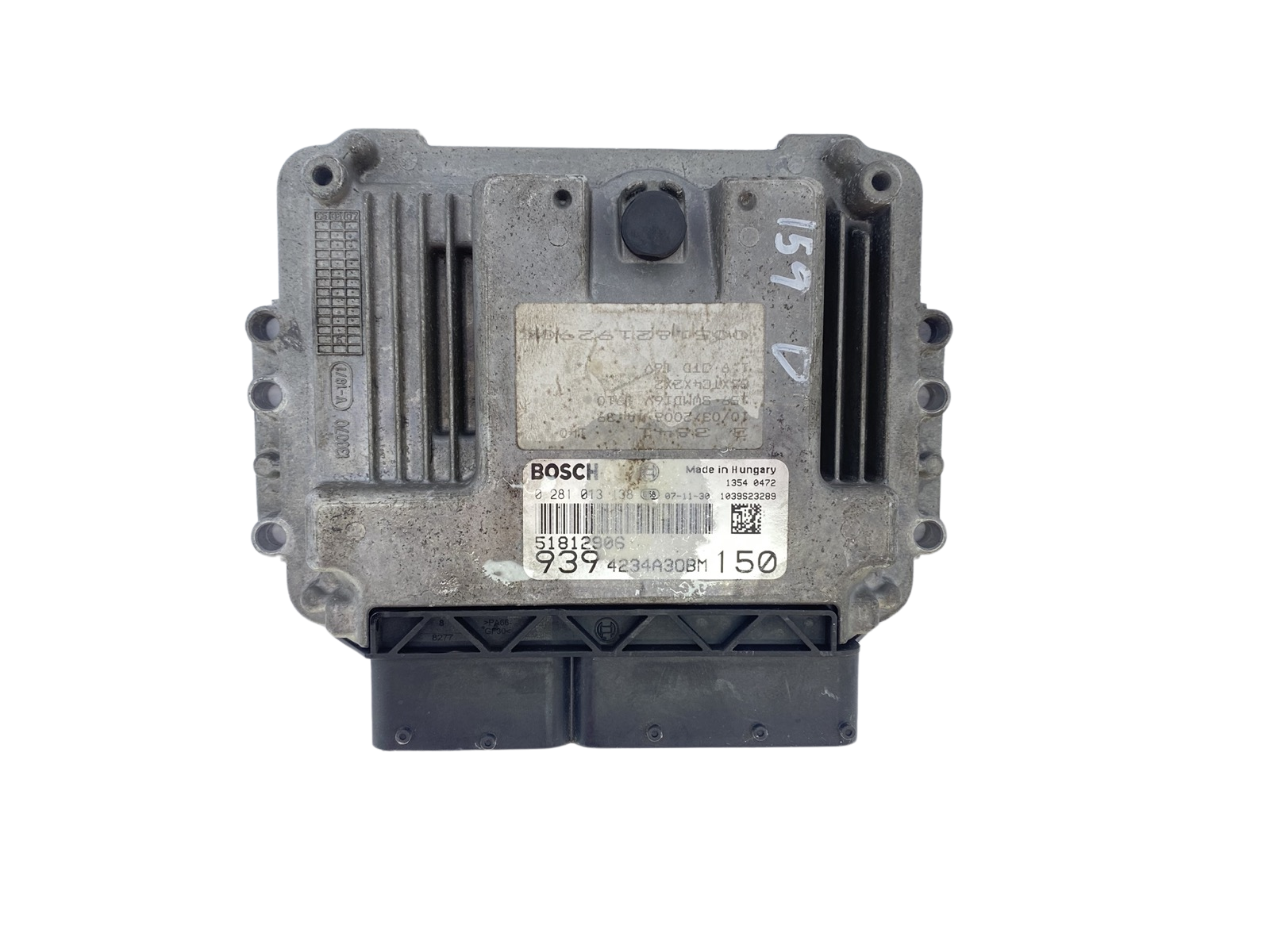 Control Unit 0281013138 51812906 4234A30BM Alfa Romeo Bosch 61103 main product photo