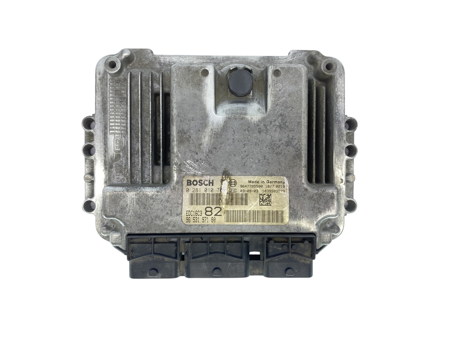 Control Unit 0281010707 9653197180 9647785580 PSA Bosch 63577 main product photo