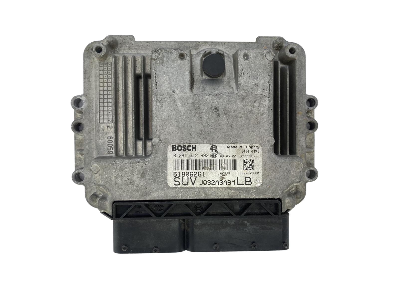 Control Unit 0281012992 51806261 JQ32A3ABM Fiat Bosch 53336 main product photo