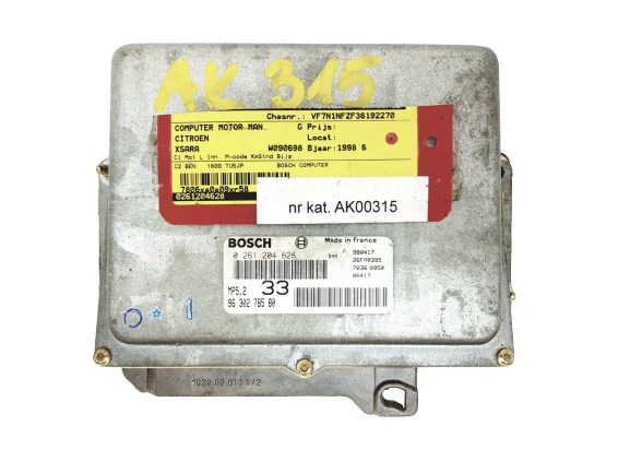 Control Unit 0261204628 9630278580 26FM0395 PSA Bosch 19028 main product photo